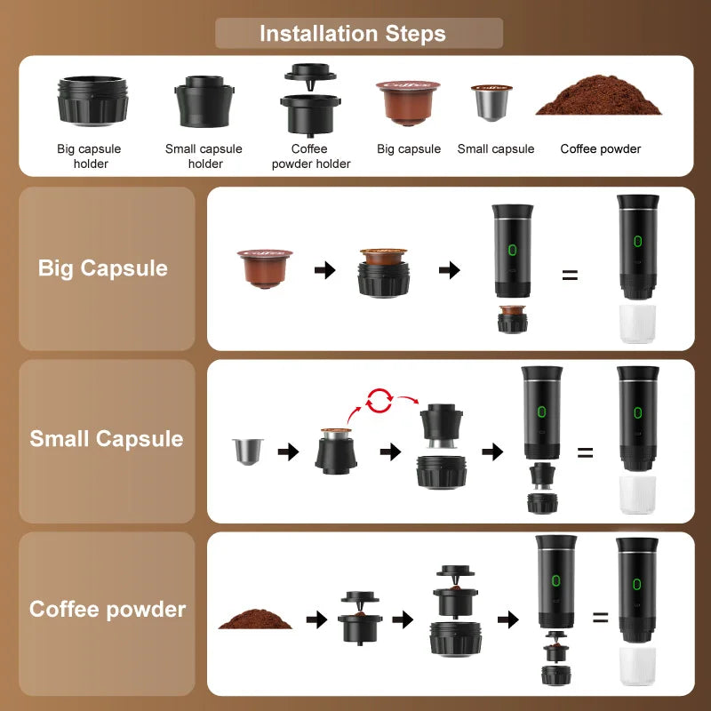 Wireless Portable Espresso Maker